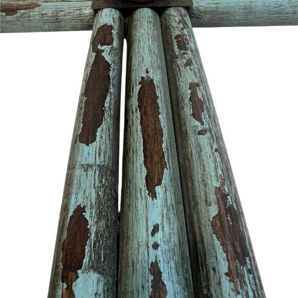 Rustic Wood 16″ Wall Cross Red Heart Accent Farmhouse Southwest Home Decor - Picture 6 of 8